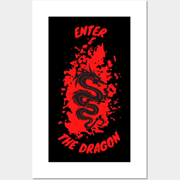 Enter The Dragon Wall Art by GMAT